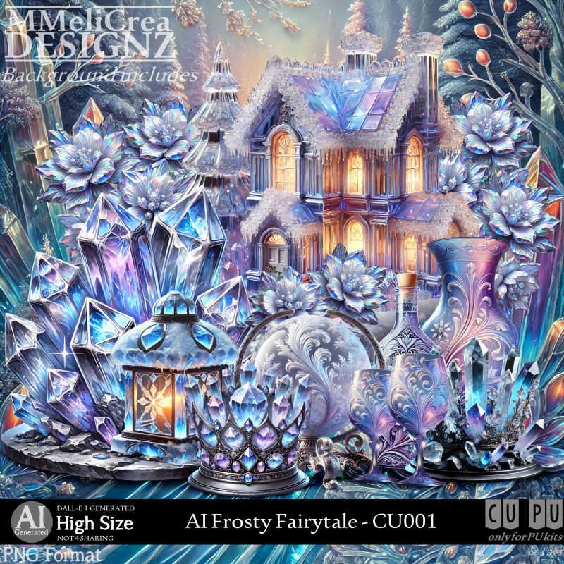 (image for) AI - Frosty Fairytale - CU001 (CU4PU/PNG/PACK)